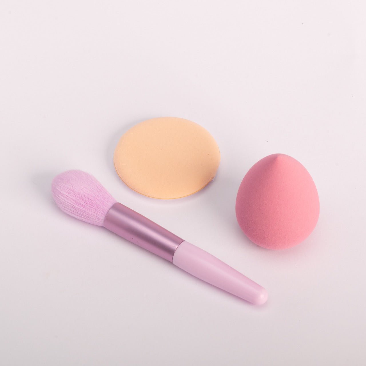 Beauty Tools- 3 in 1 Blending Puff+Powder Puff+Makeup Brush