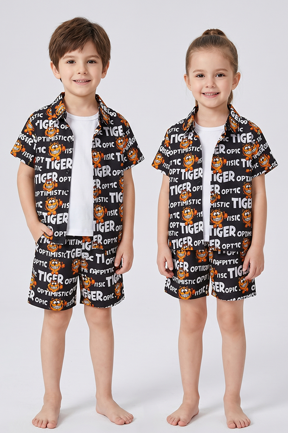 Emerce - Kids Dailywear Pj -Tiger Print