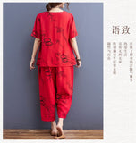 FLEXEN RINTED NIGHT SUIT