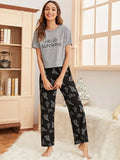 M-Hello Sunshine Printed Night Suit