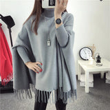 Emerce - PLAIN PONCHO - Grey