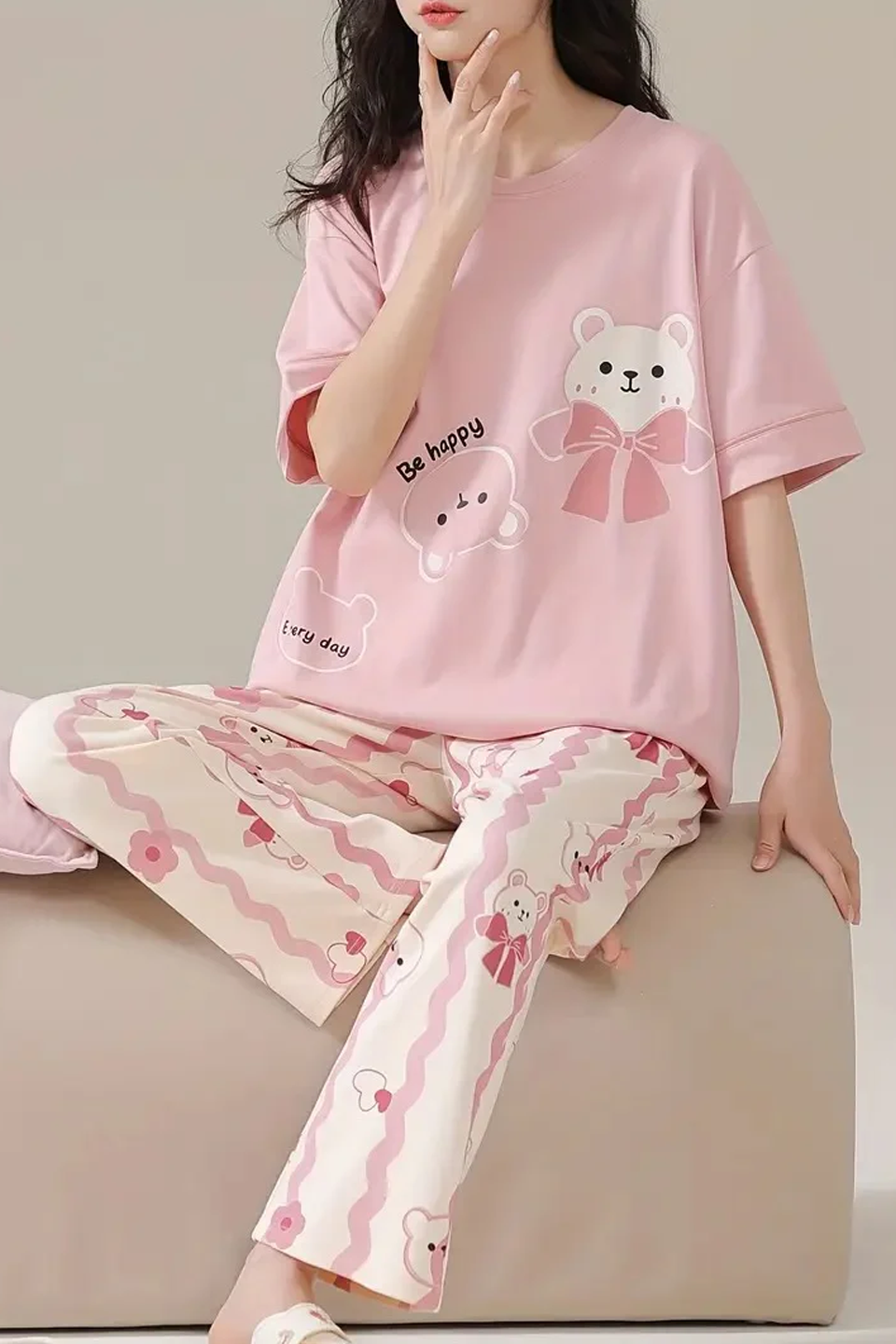 Emerce- M- BE HAPPY PJ Suit