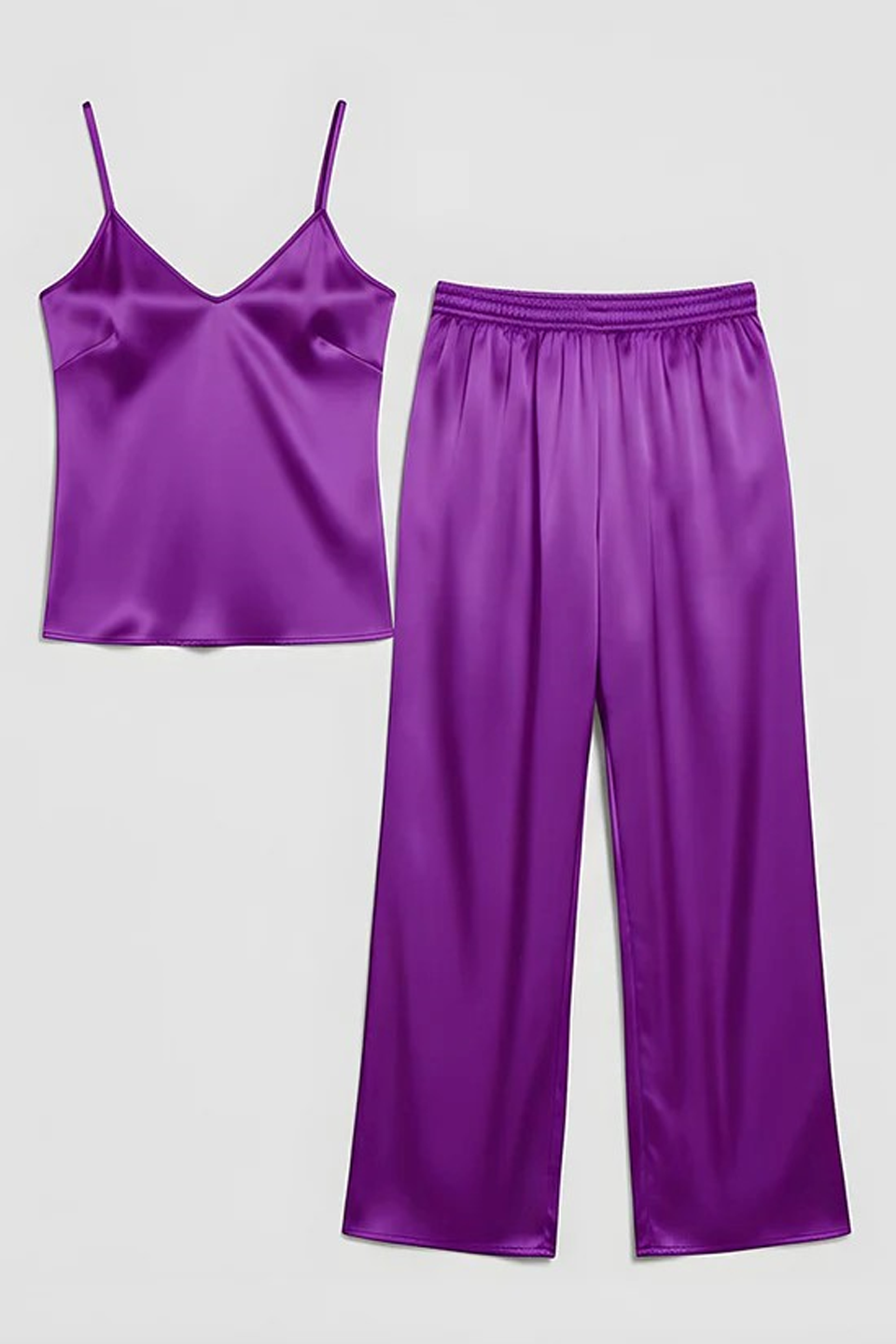 Emerce - Silk Cami Comfort Set - Purple