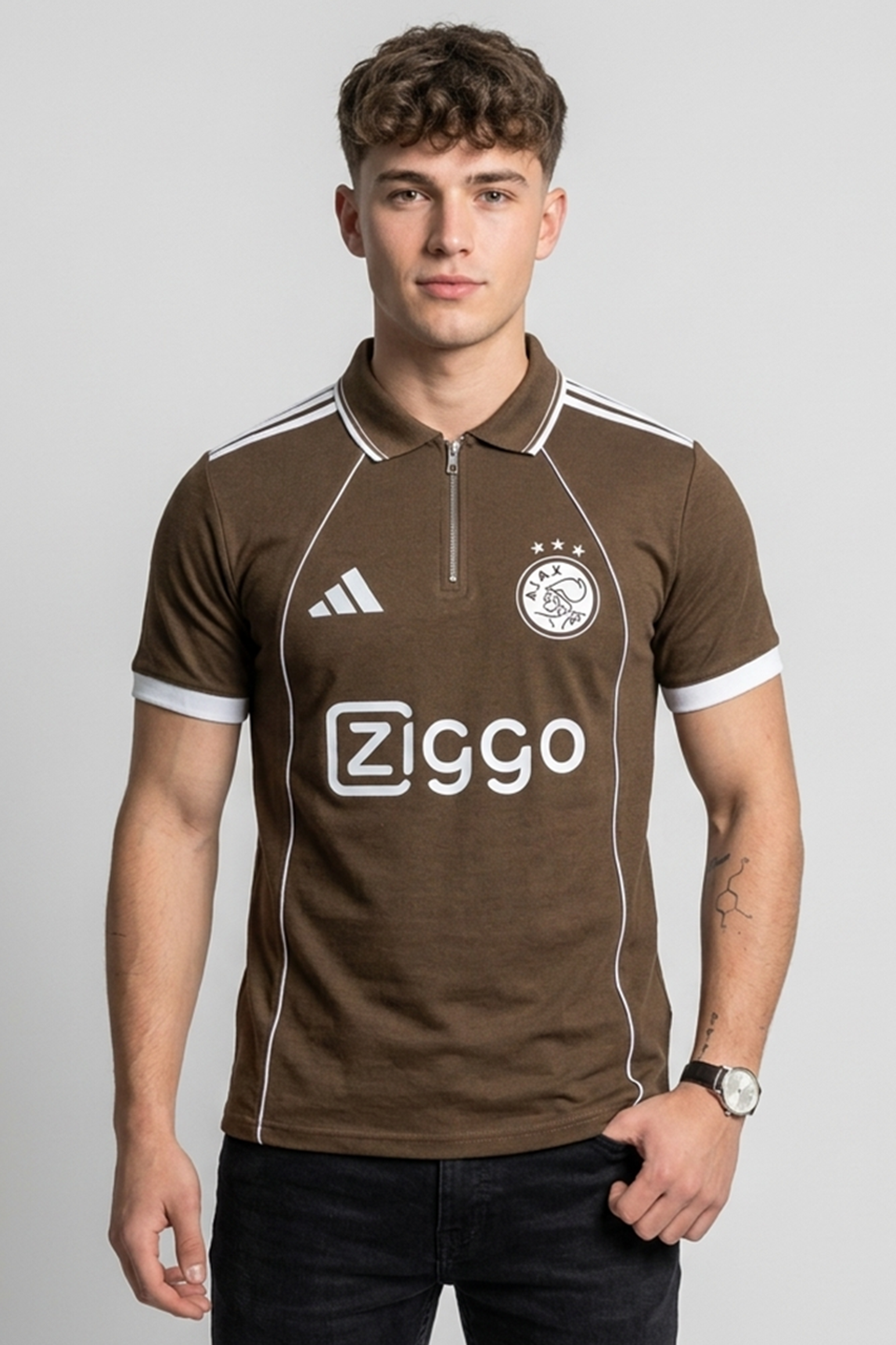 Emerce - Zipline Polo - Brown
