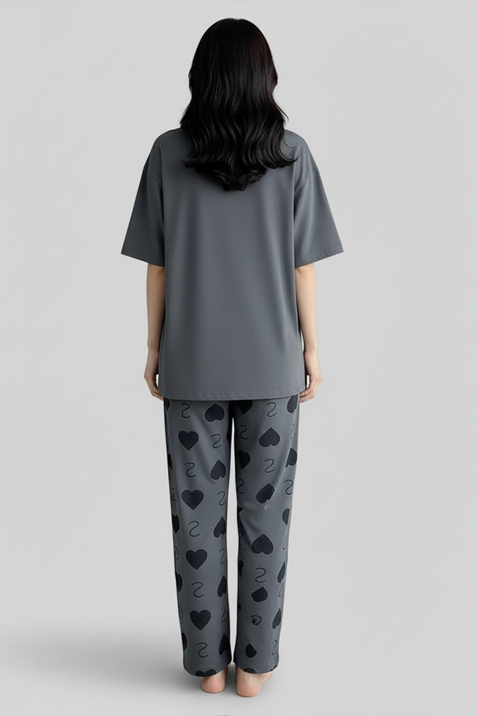 N-Double Heart Pj Drop