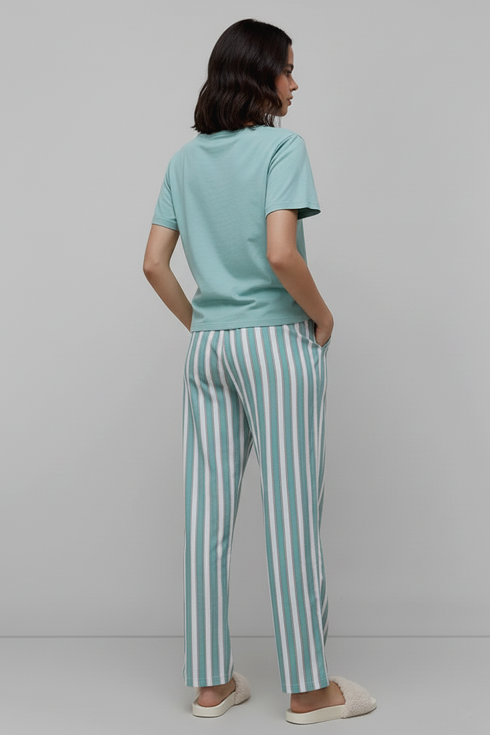 M- Dear Bed Printed Night Suit