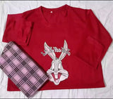 Red Bugs Bunny - Pj Suit