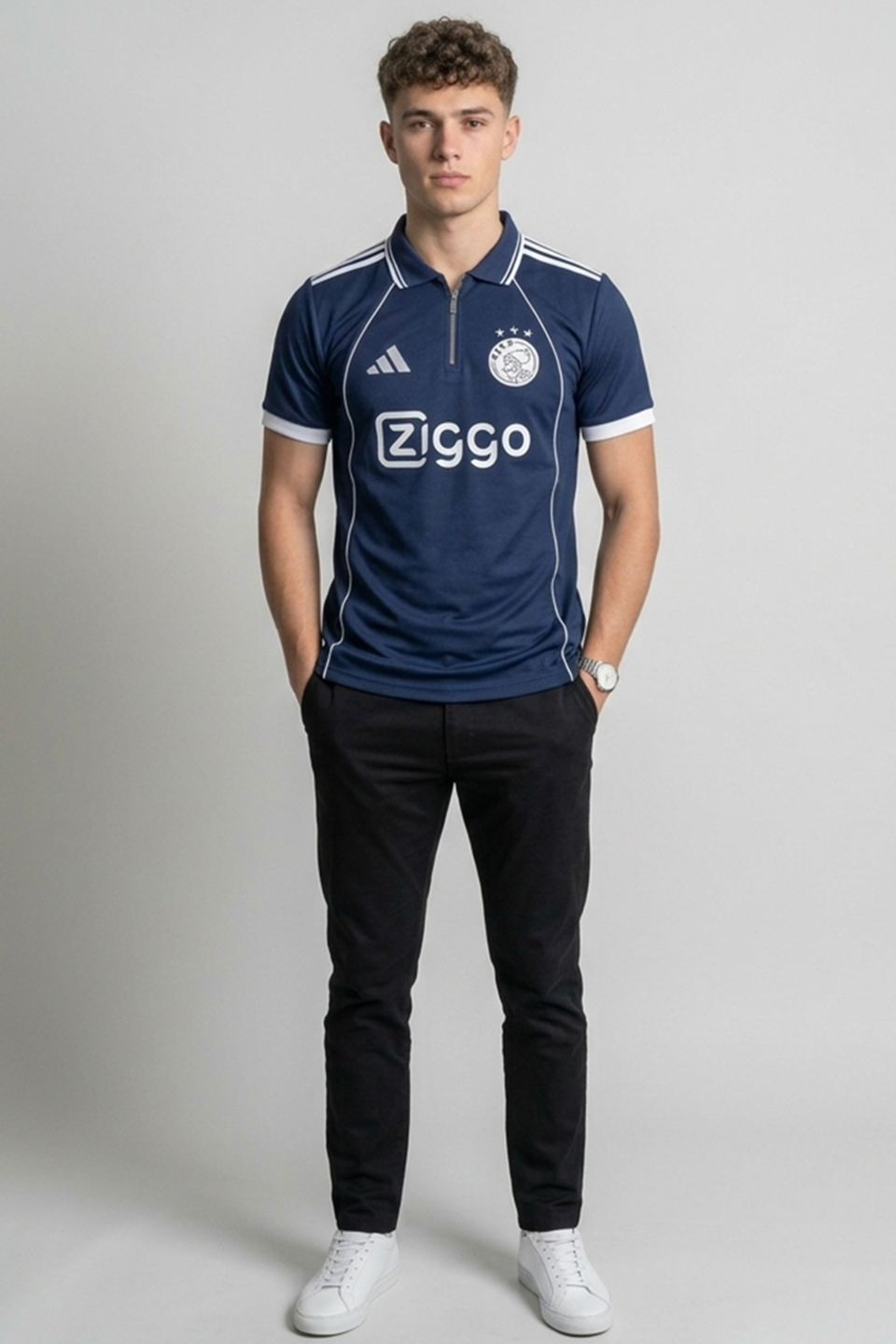 Emerce - Zipline Polo - Navy