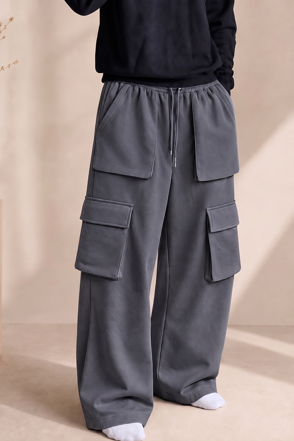 Emerce - Fleece Cargo 6 Pockets - Steal