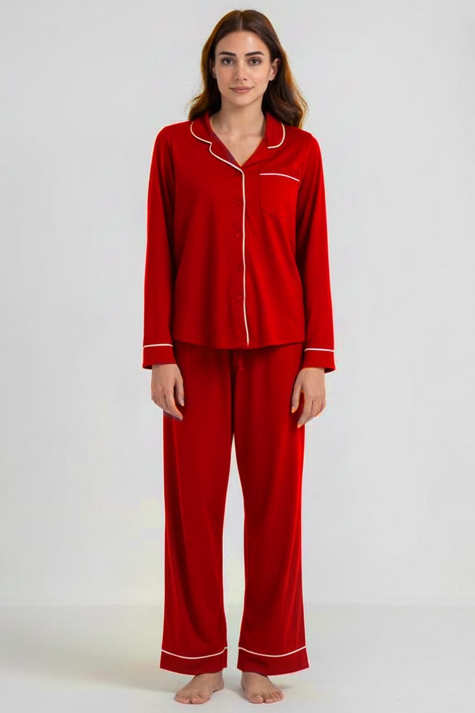 Emerce - PJ SET- Rose Red