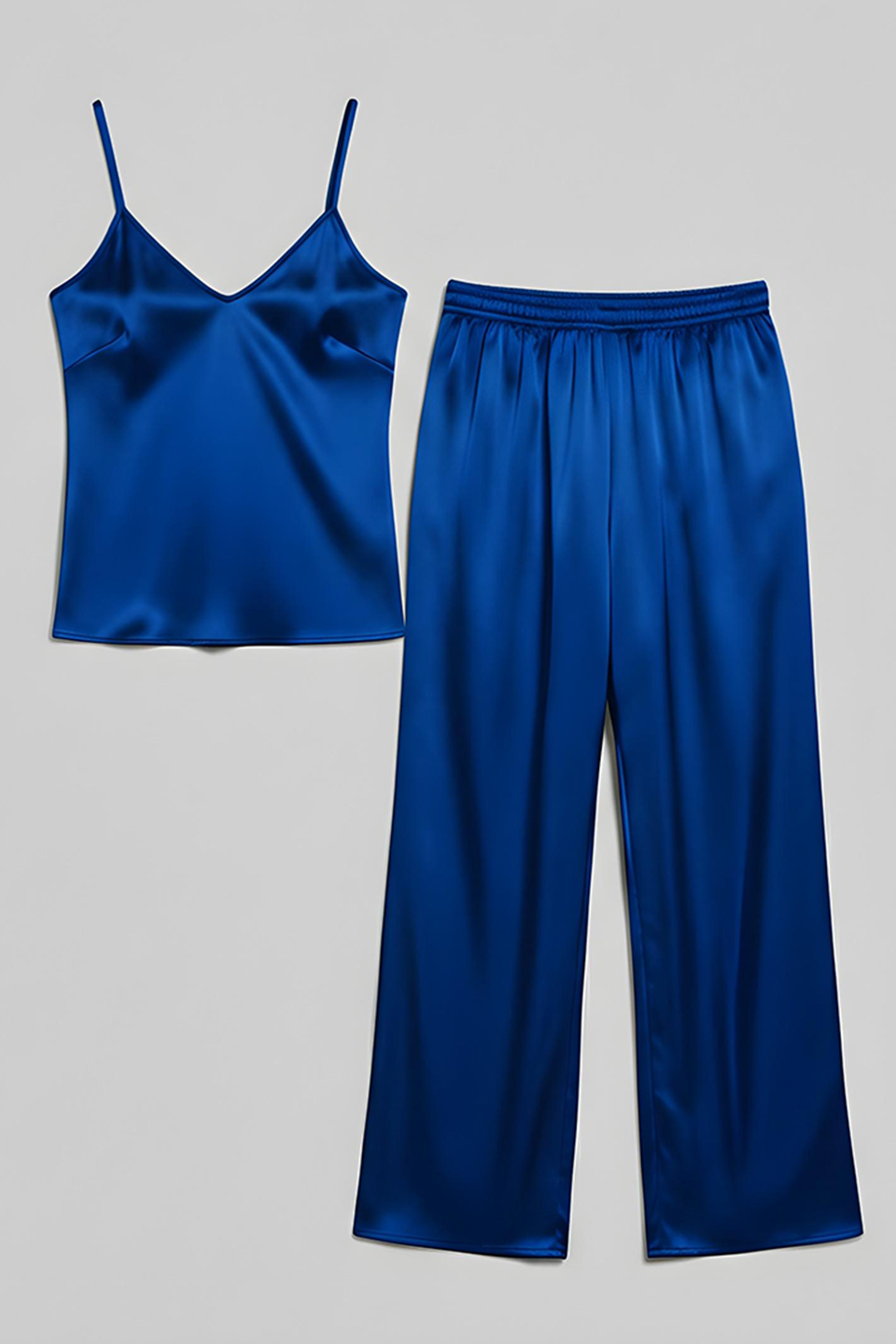 Emerce - Silk Cami Comfort Set - Navy