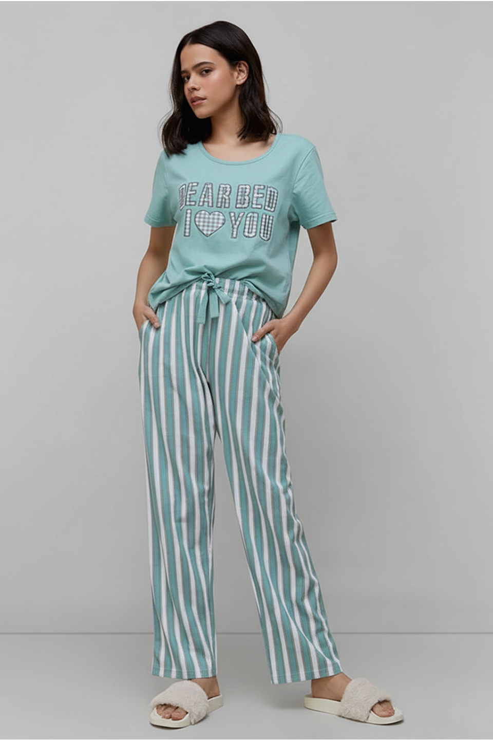 M- Dear Bed Printed Night Suit