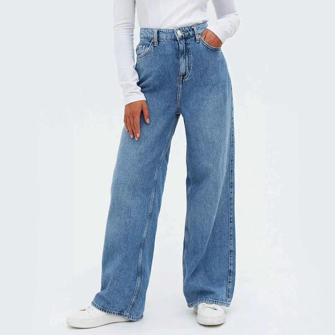 Emerce - PREMIUM LEG JEANS -DARK BLUE