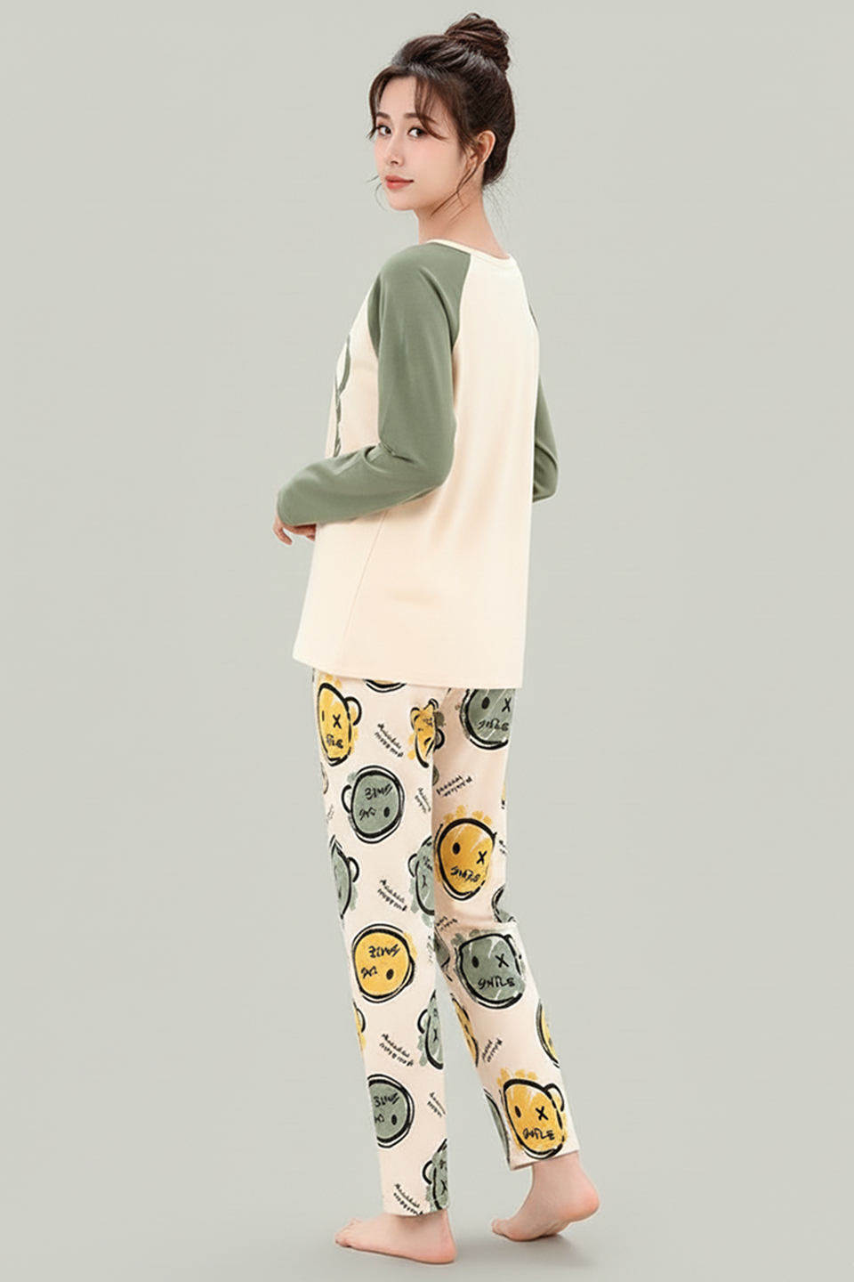 M-CUTIE SMILE PRINTED PJ SUIT FULL SLEEVES