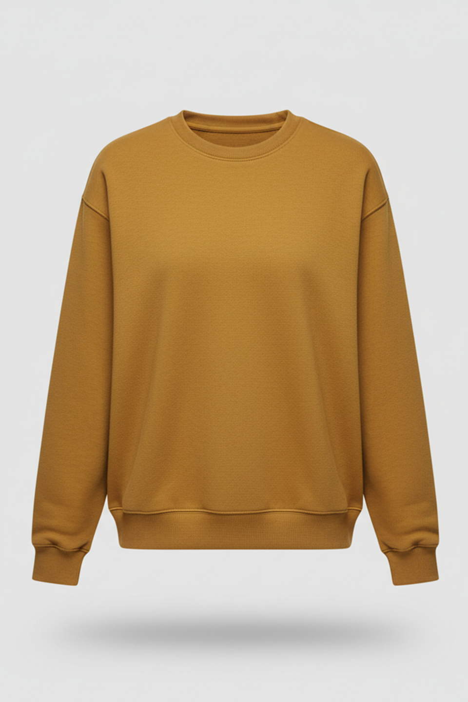 Emerce - PLAIN SWEATSHIRT FOR WOMEN - Mustard