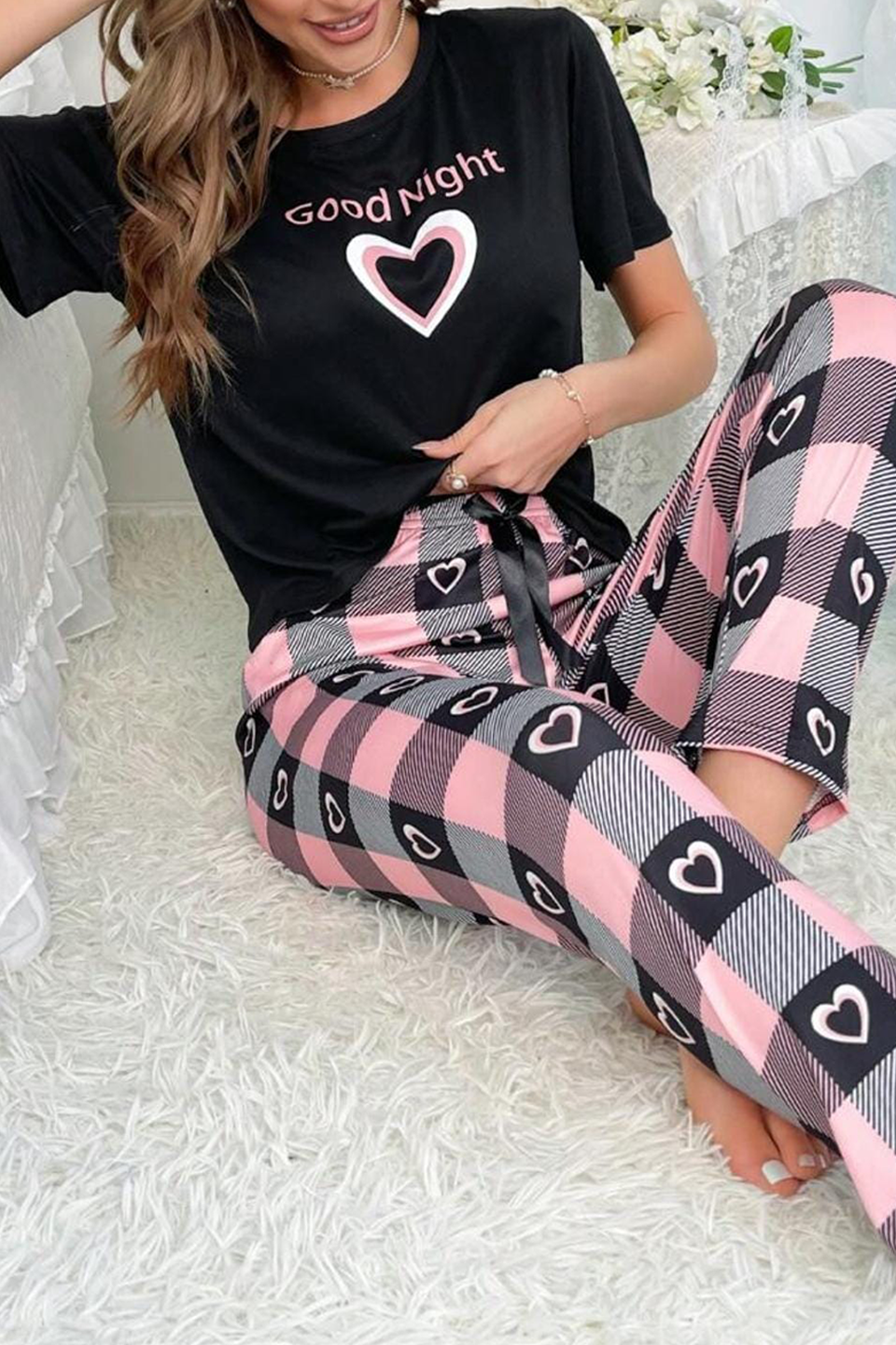 Good Night Printed Night Suit