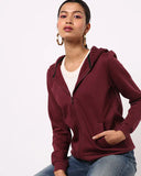 Emerce ZIPPER HOODIE - MAROON
