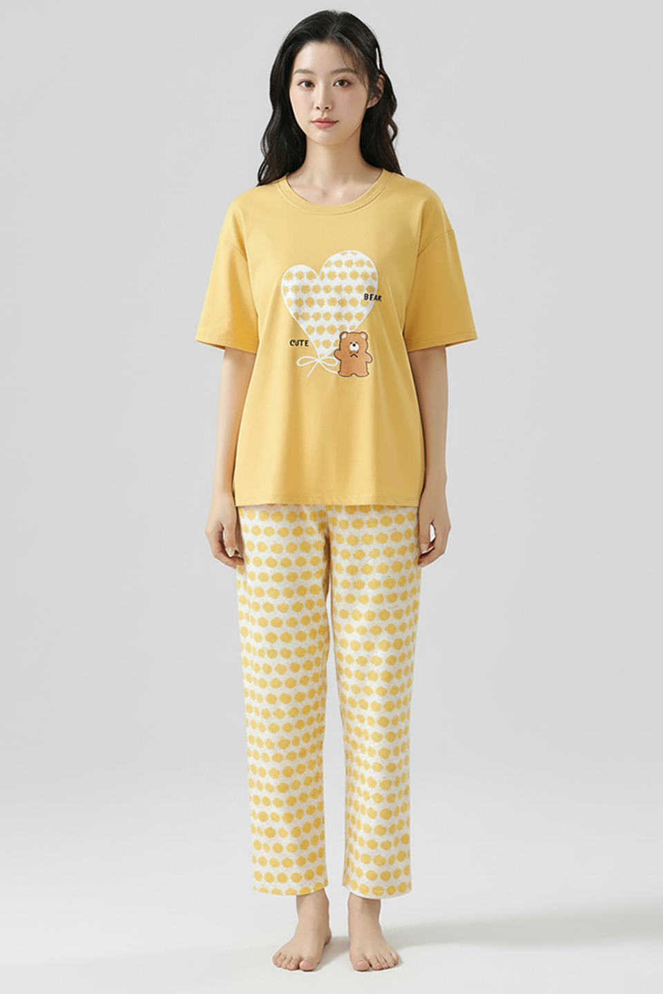M-CUTE BEAR PRINTED NIGHT SUIT