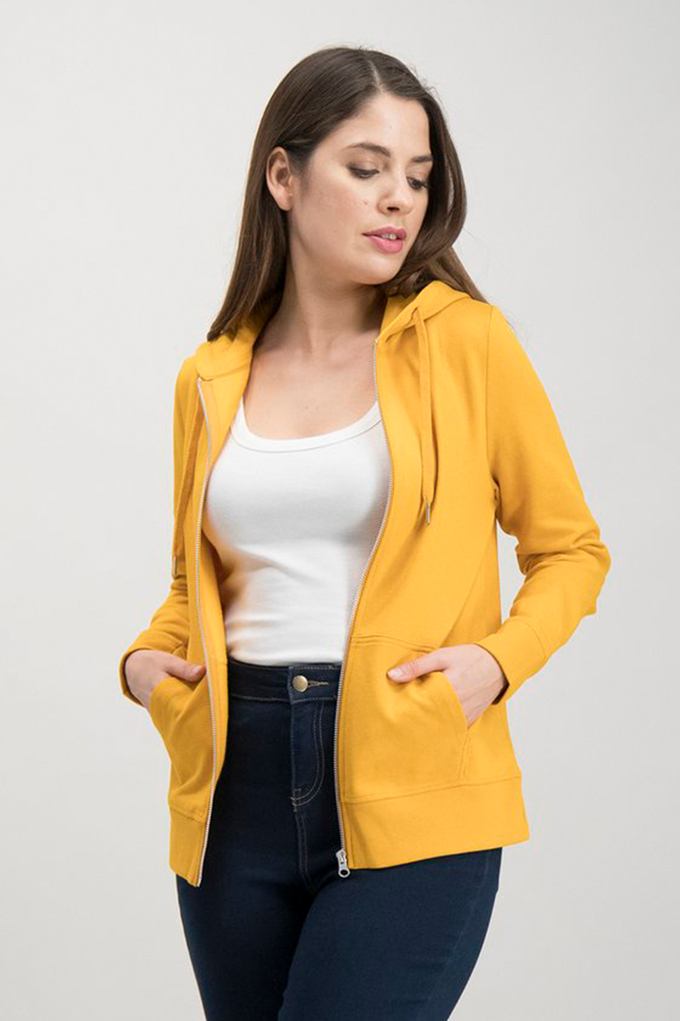 Emerce ZIPPER HOODIE - MUSTARD