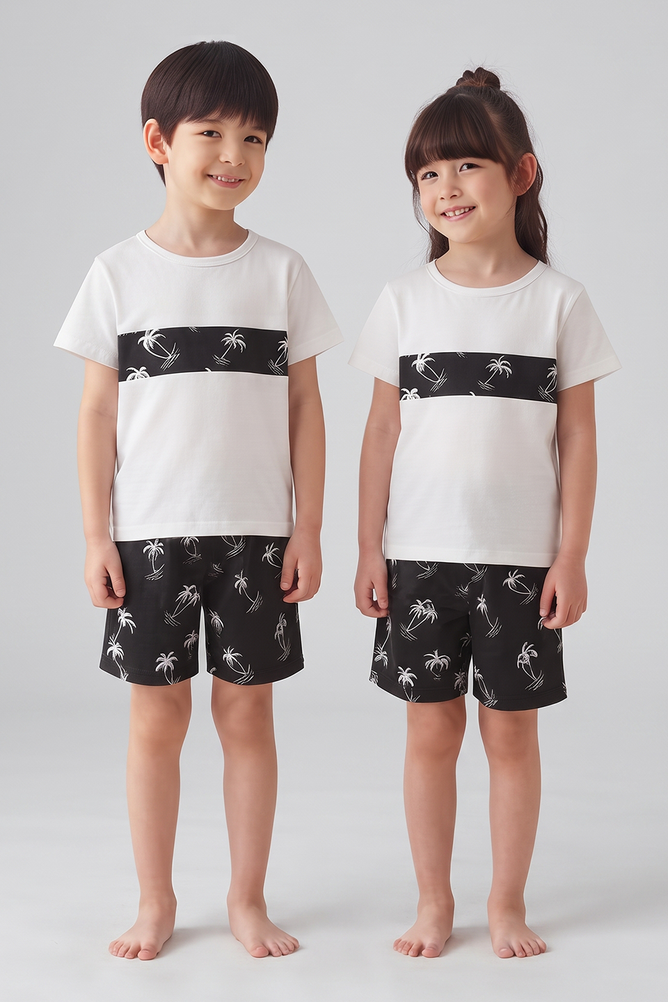 Emerce - Kids Dailywear Pj - Leaf Black