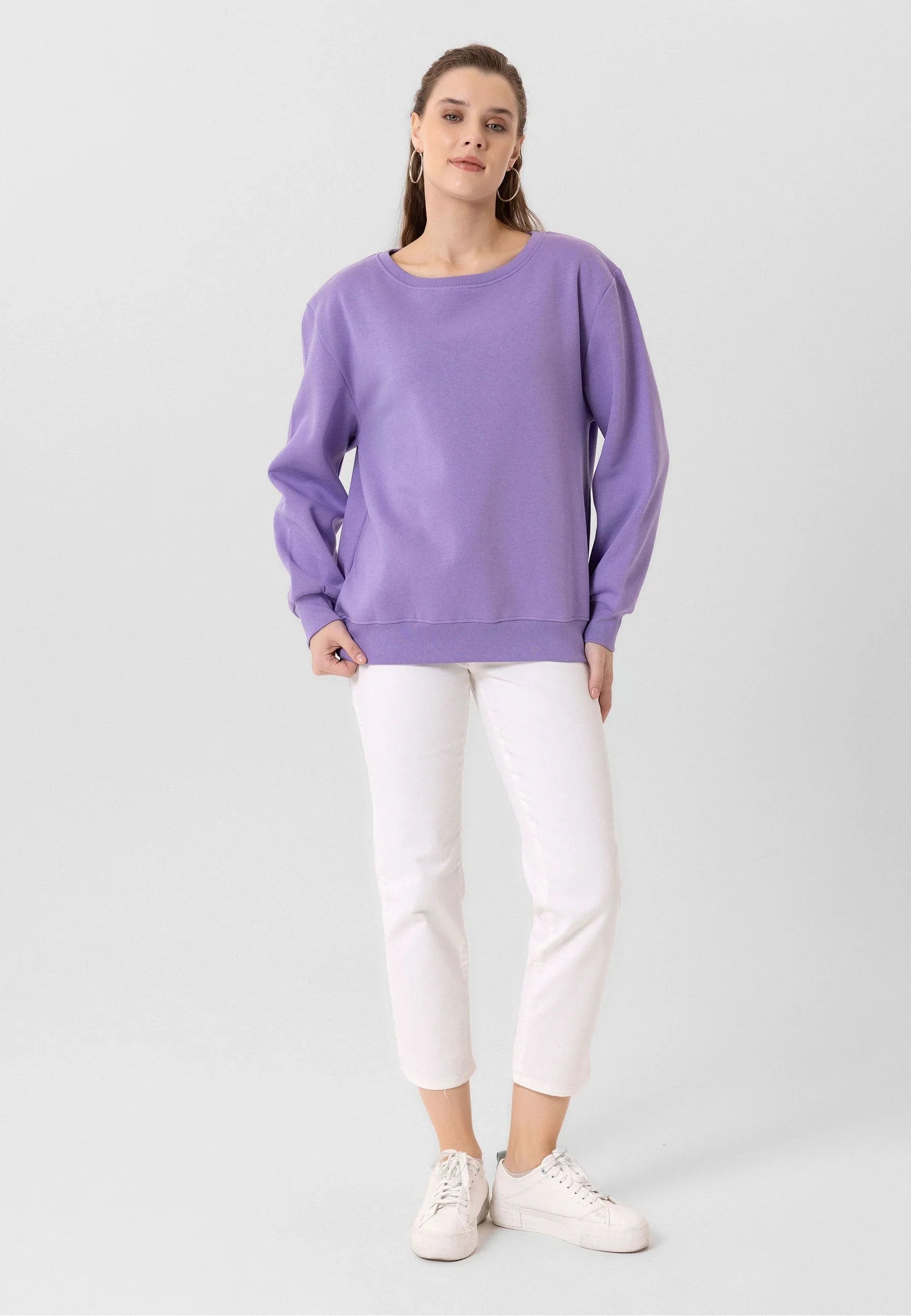 Emerce - Women Sweatshirt -Lilac