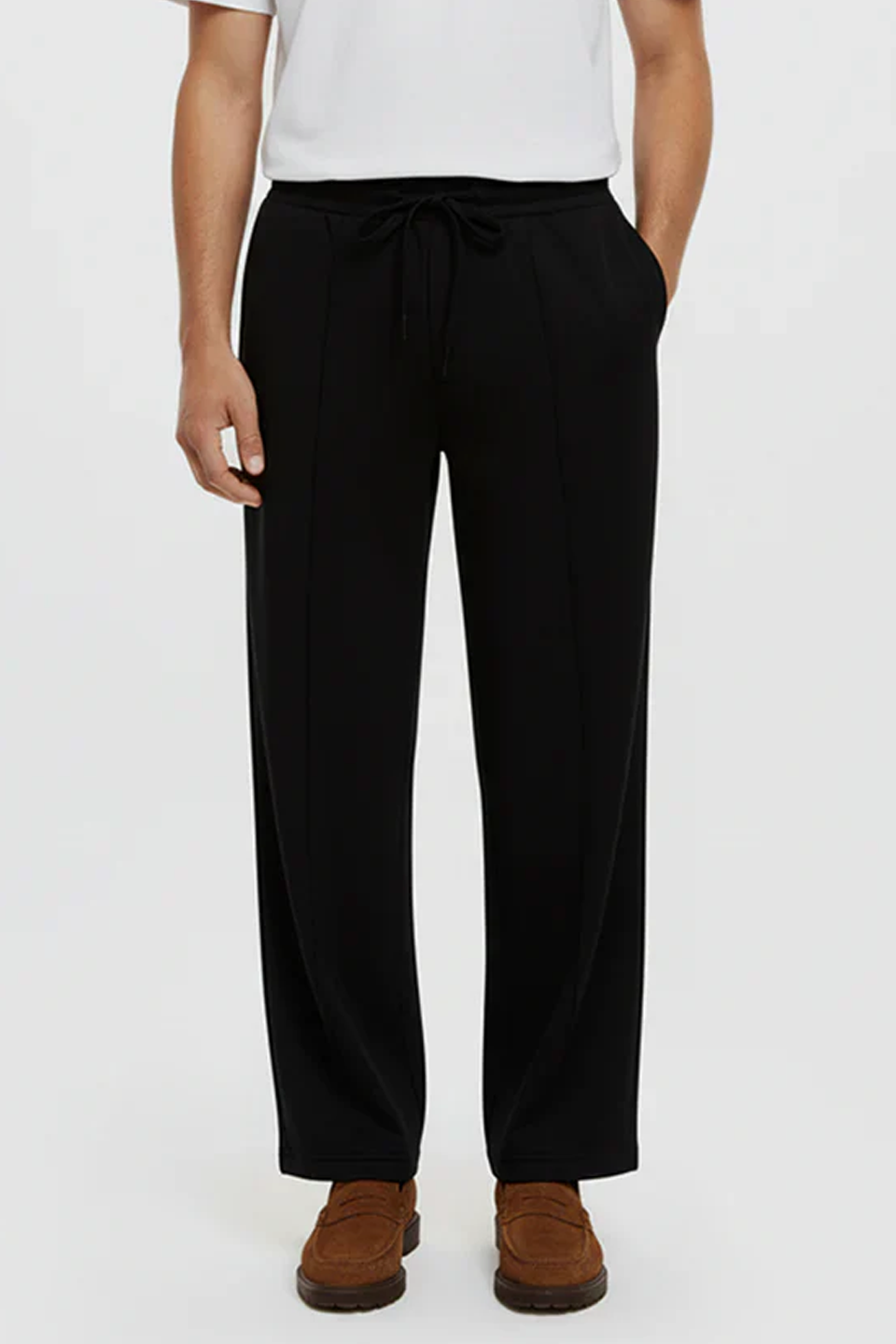 Emerce Pleated Trouser - Black
