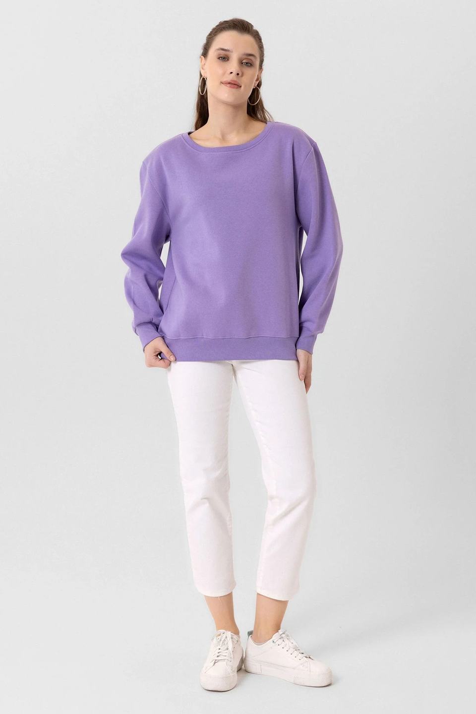 Emerce - Women Sweatshirt -Lilac