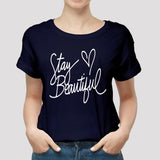 STAY BEAUTIFUL TEE - BLUE