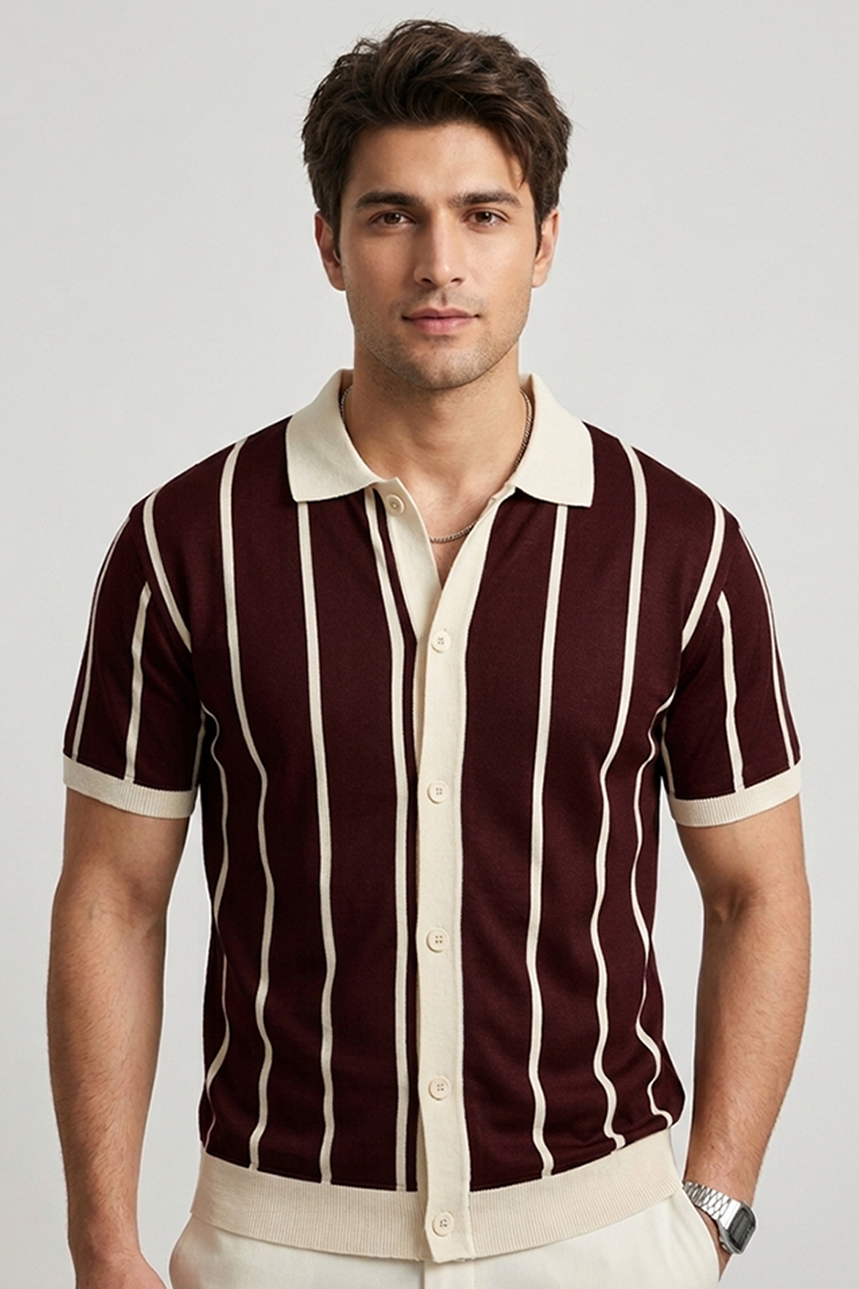 Emerce - Prime Polo - Deep Maroon