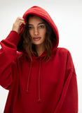 Emerce - Women Basic Hoodie - Red