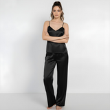 Emerce - Silk Cami Comfort Set - Black
