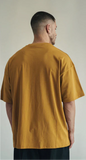 Emerce - Mustard Color Drop-Shoulder T-Shirt