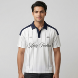 Emerce - Contrast Polo - Navy