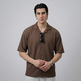 Emerce - Cuben Button Down - Brown