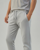 Emerce - Rib Cotton Fleece  Trouser - Grey