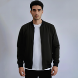 Emerce - Bomeber jacket with zip - Black