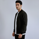 Emerce - Bomeber jacket with zip - Black