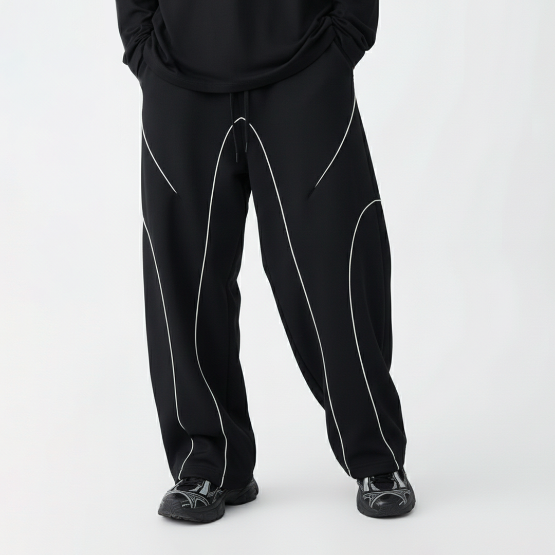 Emerce -  Piping Essential Trouser - Black