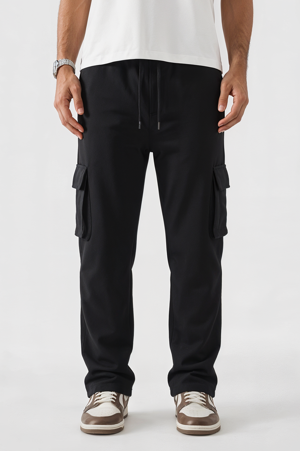 Emerce - Cargo Pocket  Trouser -Black