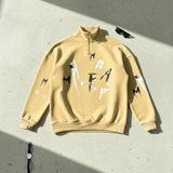 Emerce - Zipper Mock Neck - Beige