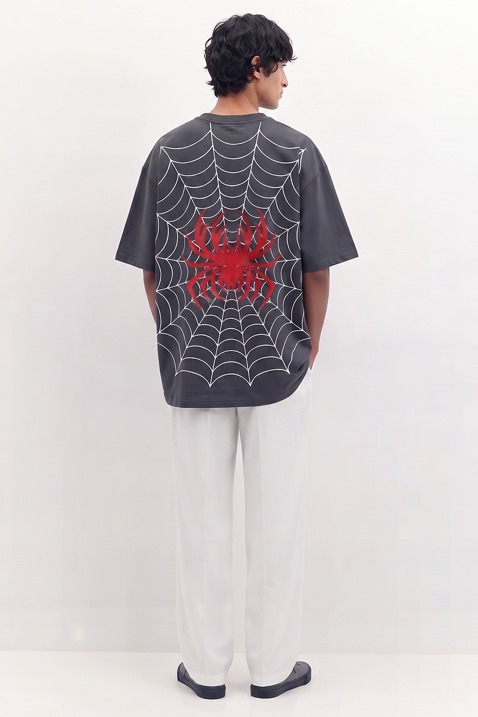 Emerce - Charcoal Spider Drop Tee
