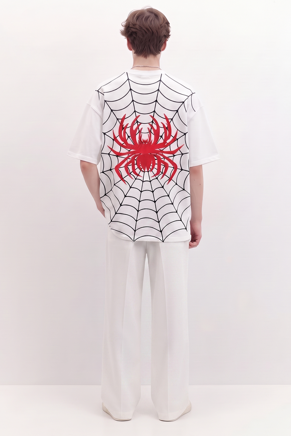 Emerce - White Spider Drop Tee
