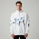 Emerce - Zipper Mock Neck - White