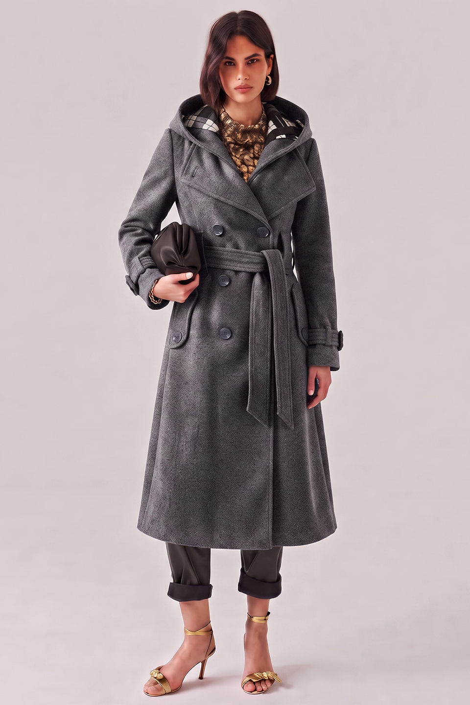 Emerce - WOMEN LONG COAT - CHARCOAL