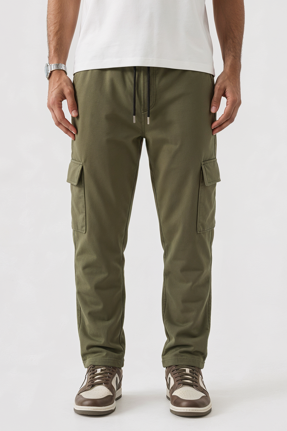 Emerce - Cargo Pocket  Trouser -OLIVE