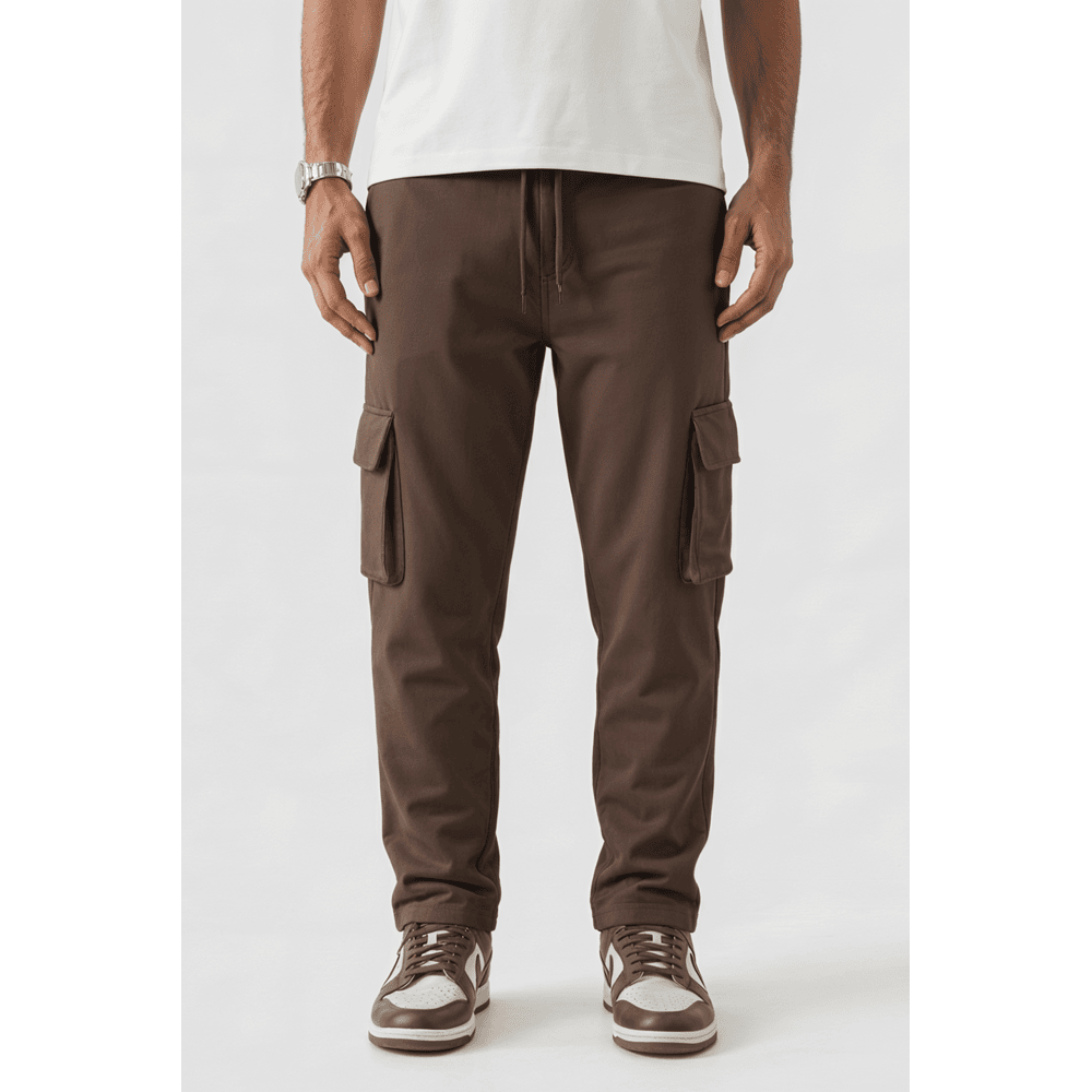 Emerce - Cargo Pocket  Trouser -Brown