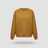 Emerce - PLAIN SWEATSHIRT FOR WOMEN - Mustard