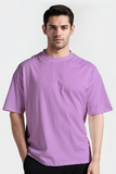 Emerce - LILAC Color Drop-Shoulder T-shirt