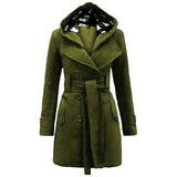 Emerce - WOMEN LONG COAT - Olive