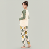 M-CUTIE SMILE PRINTED PJ SUIT FULL SLEEVES